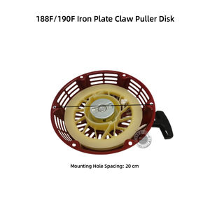 חלקי מנוע בנזין 168 170F פלטת משיכה 2-3 קילוואט אביזרי גנרטור GX160 200 2900H 5.5 כוחות סוס 6.5 כוחות סוס 7.5 כוחות סוס מתנע ידני - Product Image 4