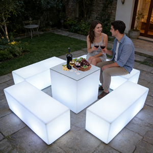 Modern Hotel Remote Control Battery Powered Color Changing Nightclub Portable LED <strong>Bar</strong> <strong>Table</strong> <strong>and</strong> <strong>Chair</strong> for Events - Product Image 6