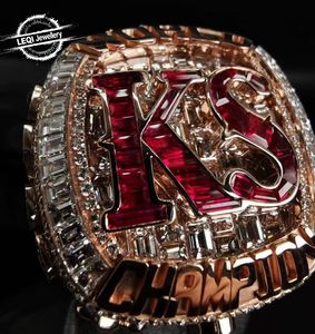 ダイヤモンド100% カスタムヒップホップウェディングチャンピオンシップRing-10K/14K/18Kゴールドフルアイスラボダイヤモンドギフト - Product Image 5