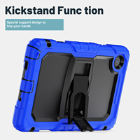 Housse en silicone pour tablette robuste antichoc pour Lenovo Tab One 8.7 pouces/K9 TB-305FU 2025 béquille pliée