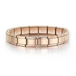 OAHLAN Fashion Jewelry <strong>Module</strong> Splicing <strong>Elastic</strong> Strap Chain Stainless Steel Bracelets for Men Women Anniversary Party Gifts - Product Image 4
