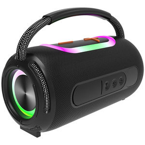 Haut-parleur Bluetooth portable OEM avec lumières RVB, basses puissantes, poignée pour le camping en plein air |   Prise en charge AUX/carte TF/USB/FM/TWS - Product Image 1