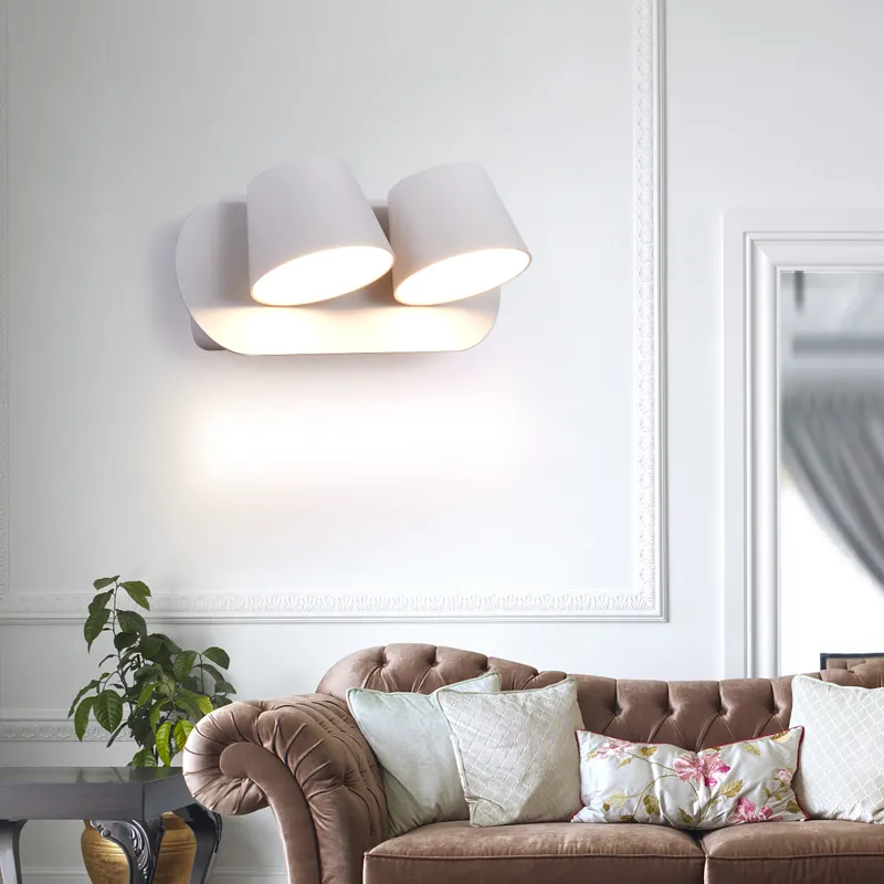 홈 멋진 빛 거실 현대 스윙 팔 벽 마운트 Sconce 알루미늄 회전 Led 램프