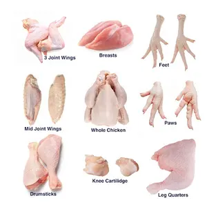 Griffes de poulet gelées pouces, qualité lettres, léger, pour la viande et les élevage de volaille, offre spéciale