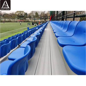 Gradins en aluminium d'occasion à faible hauteur, structure métallique, gradins pour matchs de football, sièges de stade, tribunes en acier à vendre - Product Image 4