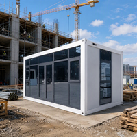 Maison Conteneur Préfabriquée en Acier 20ft/40ft Modulaire Démontable Design Contemporain Maisons de Luxe pour Hôtels et Entrepôts