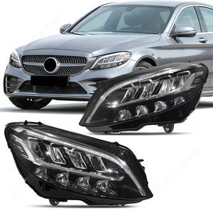 Accesorios para Faros Delanteros LED con Señal <span class=keywords><strong>de</strong></span> Giro Dinámica Modificados para Mercedes Benz Clase C W205 2015-2020 - Product Image 1