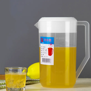 Bán Hot đầy màu sắc nắp nhà hàng căng tin thanh thương mại sử dụng PP công suất lớn Bình nước mát <span class=keywords><strong>Pitcher</strong></span> xử lý bình - Product Image 5