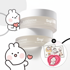 SNP Snpx You Me Us Patch Tonifiant Glutathione Dark Zero Double Promotion 60 Feuilles + 60 Feuilles Gratuites Autocollant Lapin JJing pour les Mains - Product Image 1