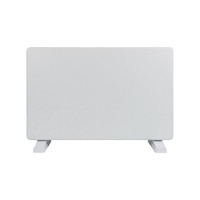 Radiateur à convection intelligent Wi-Fi avec panneau blanc mat, affichage numérique LED, chauffage électrique pour espaces restreints