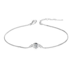 Haut de gamme minimaliste cool-toniques simple diamant bulle cheville Vintage bijoux de mode pour les femmes Fine bracelet à breloques - Product Image 6