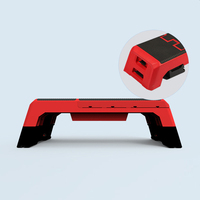 Plataforma de Ejercicio Cardiovascular Kepler ABS, Stepper Ajustable, Tabla de Equilibrio, Banco para Mancuernas, para Ejercicios Abdominales