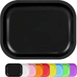 Bandeja Metálica para Enrollar de 7'' x 5.5'' (18cm x 14cm) con Impresión de Logotipo Personalizado, Venta Caliente, Envases para Productos de Belleza - Product Image 3