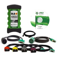 Adaptador de Interfaz de Vehículo Profesional DLA+ con Escáner OBD, Software 2026 V2, Herramienta de Diagnóstico de Fallas para Camiones Pesados