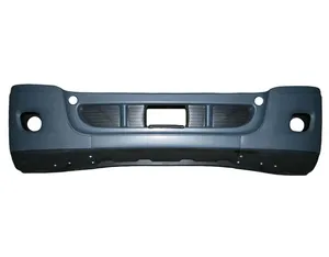 Parachoques Delantero Completo para Freightliner Cascadia 2008-2017, Plástico PP, con Orificio para Faros Antiniebla, Color Negro - Product Image 1