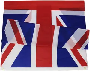 3x5 Ft Polyester Sublimation Britische Flagge Außen anzeige Doppelseitig bedruckte große benutzer definierte Flagge