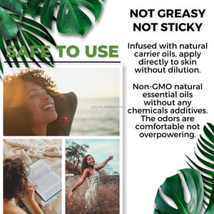 Huiles essentielles bio vegan en roll-on pour le corps, prix <span class=keywords><strong>d</strong></span>'usine, Happy Focus Breath, aromathérapie, relaxation, soulagement du stress, <span class=keywords><strong>parfum</strong></span> - Product Image 5