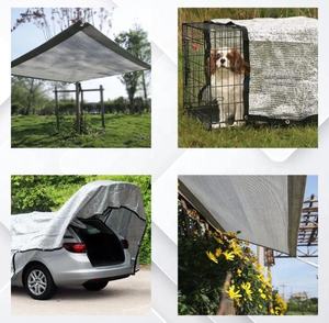 Fabricant de filet <span class=keywords><strong>d</strong></span>'<span class=keywords><strong>ombrage</strong></span> en aluminium <span class=keywords><strong>3x6</strong></span> m-Pare-soleil réfléchissant la chaleur Couverture de voiture Pergola Auvent - Product Image 6