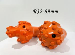 Taladro de roca de escariador y piloto de broca de hilo ondulado de broca de R32-89mm. - Product Image 4