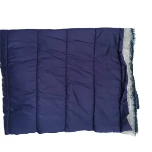 thermal quilted fabric nylon taffeta soft cotton and velvet for coat and jackets waterproof and warmth three layers