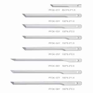 Cuchilla de corte automático de tela KF0725 CH08-2-25W2.5H3 para cortadoras de tela computarizadas YIN YINENG, cuchillas de corte CAD - Product Image 2