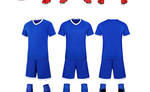 เสื้อฟุตบอลผู้ใหญ่แบบเรียบ ไม่มีลาย ขายดี ขายส่ง คุณภาพสูง 100% โพลีเอสเตอร์ คอกลม ระบายอากาศ น้ำหนักเบา - Product Image 3