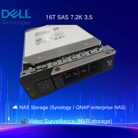 Dell Server HDD 16T SAS 7.2K 3.5 Hot Swap Storage Drive Untuk Server Dell PowerEdge dan penyimpanan R750 R760 R660 R450 R470 R260 R360