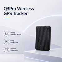 Mini Rastreador GPS Inalámbrico Portátil 4G LTE WiFi GPRS GSM, Resistente al Agua, con Fijación Magnética, para Vehículos, Visualización por Aplicación de PC y Android, 1 Año