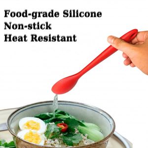 <b>Silicone</b> Cooking Spoon Custom High Heat Resistant With Stainless Steel Core Non Stick Food and Dishwasher Safe for Kitchen - Product Image 3