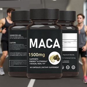 Capsules d'énergie à la racine de Maca noire pour le dropshipping, Complément alimentaire à base de plantes pour booster la vitalité masculine - Product Image 5