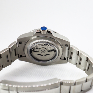 Montre de sport pour garçon, montre mécanique automatique de haute qualité, résistante à l'eau, en acier inoxydable argenté, fabricant de montres OEM Chine - Product Image 4