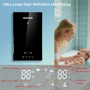 Chauffe-eau électrique instantané <span class=keywords><strong>sans</strong></span> réservoir de haute qualité pour salle de bain, chauffe en 5 secondes, 220V/230V, <span class=keywords><strong>meilleur</strong></span> chauffe-eau instantané - Product Image 4