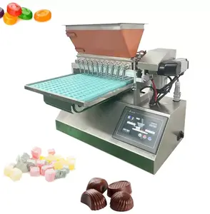 Haute qualité automatique petit chocolat gommeux bonbons déposant gommeux ours déposant bureau chocolat dépôt Machine