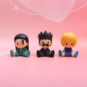 H7CM 6 piezas=1 set Lindas Figuras de PVC de Personajes de <span class=keywords><strong>HUNTERxHUNTER</strong></span>, Figura de Acción Decorativa de Dibujos Animados para Fans del Anime - Product Image 3