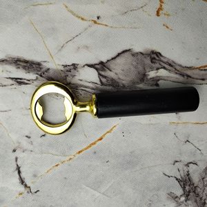 Zinc Alloy Bottle Opener Round 80x45x19mm With Long Rod For Beer Opening DIY Craft Use - Product Image 2