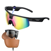 Lunettes Intelligentes Q2 avec Caméra 8MP, Vidéo 1200P, Traduction IA en Temps Réel, Appel BT, Lecture Audio et Prise de Photos Mains Libres