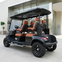 Voiturette de golf électrique Club Car 4 places, buggy tout-terrain, 60V 5KW, certifiée DOT EEC CE, 30-50 km/h, autonomie 90 km, poids à vide 500 kg