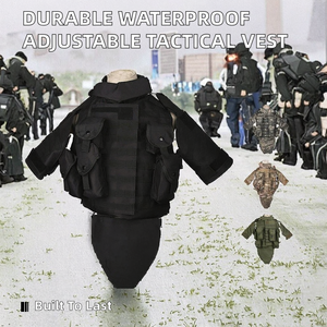 高品質ナイロン多機能耐摩耗コーティングアーマータクティカルベスト防水調整可能高視認性作業服 - Product Image 2
