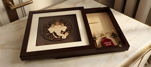 Modern Design 5-Layer Multifunction Wooden Frame Wall Mounted <b>Shadow</b> <b>Box</b> Storage for Living Room Decor - Product Image 2