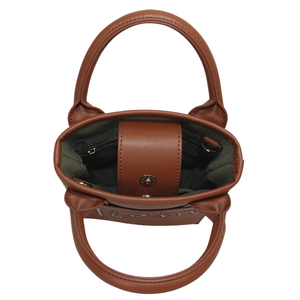 Bolsos Tote para Mujer, Bolsos Tote Lisos, Bolsa de Lona Simple con Correas de Cuero, Personalizable - Product Image 2