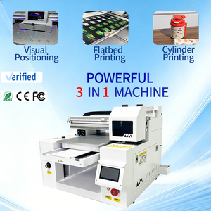 Automatische mediahoogte detectie A3 formaat UV vlakbedprinter digitale <span class=keywords><strong>printer</strong></span> voor doos, bal, telefoonhoesje, pen, PVC-kaart printen - Product Image 4