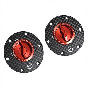 Bouchon de réservoir de carburant sans clé en alliage d'aluminium et fibre de carbone à dégagement rapide pour Aprilia <span class=keywords><strong>RS660</strong></span>/Tuono 660 2020-2025 - Product Image 1