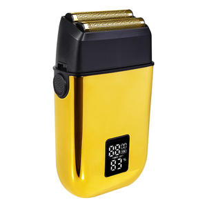 Oily Hair Shaver For Men Twin Blade Rechargeable Electric Shaver With Lcd Display Bald Head <b>Shaving</b> Tool - Product Image 1