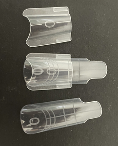 Новинка: 280 шт./упак. гель-накладки для ногтей (модель «сэндвич»), квадратные французские типсы, с возможностью нанесения индивидуального логотипа, для быстрого наращивания. - Product Image 4