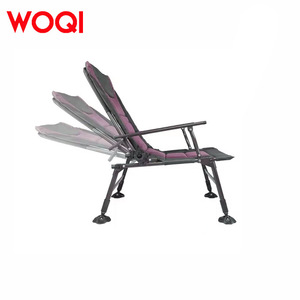 Chaise inclinable à gravité zéro réglable Woqi, chaise pliante de jardin en tissu Oxford et fer, 66,5 x 93 x 105 cm - Product Image 1