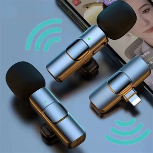 Microphone à réduction de bruit pour influenceurs en ligne et streamers en direct, réception sans obstruction sur 20 mètres, ventes en direct - Product Image 1