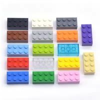Briques 2x4 compatibles, blocs de construction éducatifs pour les enfants de 7 à 14 ans, échelle 1:8, plastique ABS, 40 pièces, jouet DIY, animaux et nature