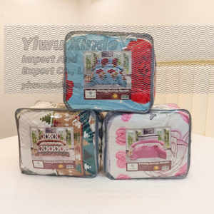 Gran oferta, juego de edredón Borrego de 3 uds para invierno, edredón tamaño cama King de California para clima frío, edredón estampado listo para enviar - Product Image 6