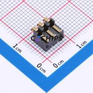 GT-BTP25003-0550A-010A Blade/Spring Contact Battery Connector SMD,P=2.5mm Connector Spring Contact Type 2.5mm 3P Vertical Mount - Product Image 2
