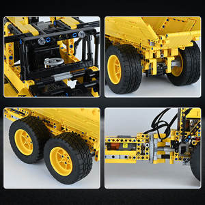 Moule roi 17010 <span class=keywords><strong>camion</strong></span> à <span class=keywords><strong>benne</strong></span> basculante électrique voitures high-tech jouets APP RC blocs de construction motorisés briques jouets éducatifs pour les enfants - Product Image 6